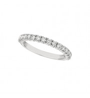 Jewelmi Custom 14k White Gold Diamond Stackables Ring