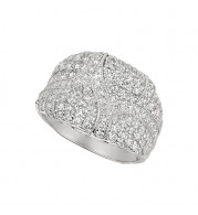 Jewelmi Custom 14k White Gold Diamond Ring
