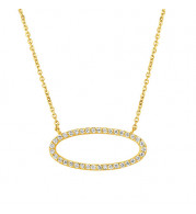 Jewelmi Custom 14k Yellow Gold Diamond Necklace