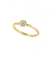 Jewelmi Custom 14k Yellow Gold Diamond Ring