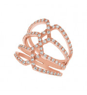 Jewelmi Custom 14k Rose Gold Diamond Ring
