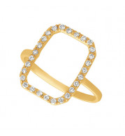 Jewelmi Custom 14k Yellow Gold Diamond Ring