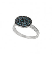 Jewelmi Custom 14k White Gold Diamond Ring