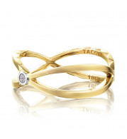Tacori 18k Yellow Gold The Ivy Lane Men's Ring - SR207Y