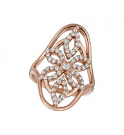 Jewelmi Custom 14k Rose Gold Diamond Ring