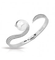 Belle Etoile Alanna White Bangle