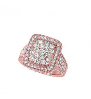 Jewelmi Custom 14k Rose Gold Diamond Ring