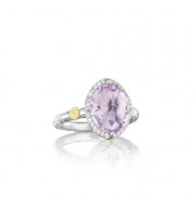 Tacori Sterling Silver Gemma Bloom Gemstone Men's Ring - SR14513