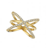 Jewelmi Custom 14k Yellow Gold Diamond Ring