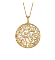 Jewelmi Custom 14k Yellow Gold Diamond Necklace