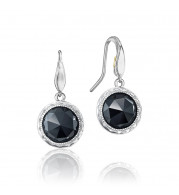 Tacori Sterling Silver Crescent Embrace Gemstone Drop Earring - SE15519