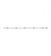 Jewelmi Custom 14k White Gold Diamond Bracelet