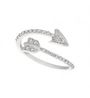 Jewelmi Custom 14k White Gold Diamond Ring