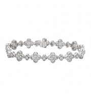 Jewelmi Custom 14k White Gold Diamond Bracelet