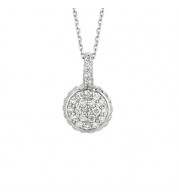 Jewelmi Custom 14k White Gold Diamond Necklace