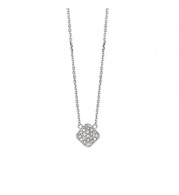 Jewelmi Custom 14k White Gold Diamond Necklace