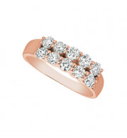 Jewelmi Custom 14k Rose Gold Diamond Ring