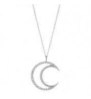 Jewelmi Custom 14k White Gold Diamond Necklace