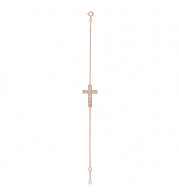 Jewelmi Custom 14k Rose Gold Diamond Bracelet