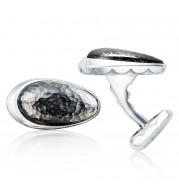 Tacori Sterling Silver Retro Classic Gemstone Men's Cuffink - MCL11440
