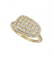 Jewelmi Custom 14k Yellow Gold Diamond Ring