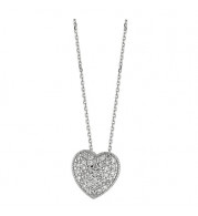 Jewelmi Custom 14k White Gold Diamond Necklace