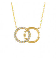 Jewelmi Custom 14k Yellow Gold Diamond Necklace