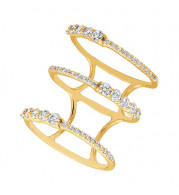 Jewelmi Custom 14k Yellow Gold Diamond Ring