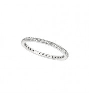 Jewelmi Custom 14k White Gold Diamond Anniversary Band