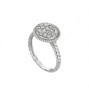 Jewelmi Custom 14k White Gold Diamond Ring
