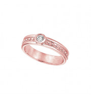 Jewelmi Custom 14k Rose Gold Diamond Ring