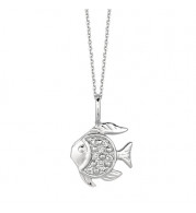 Jewelmi Custom 14k White Gold Diamond Necklace