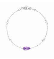 Tacori Sterling Silver Horizon Shine Gemstone Women's Bracelet - SB22601