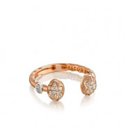 Tacori 18k Rose Gold The Ivy Lane Diamond Men's Ring - SR209P