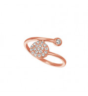 Jewelmi Custom 14k Rose Gold Diamond Ring