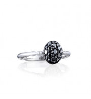 Tacori Sterling Silver Sonoma Mist Diamond and Gemstone Men's Ring - SR18944
