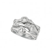 Jewelmi Custom 14k White Gold Diamond Ring