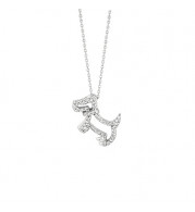Jewelmi Custom 14k White Gold Diamond Necklace