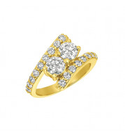 Jewelmi Custom 14k Yellow Gold Diamond Ring