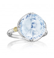 Tacori Sterling Silver Gemma Bloom Gemstone Men's Ring - SR22502