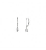 Jewelmi Custom 14k White Gold Diamond Earrings