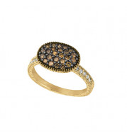 Jewelmi Custom 14k Yellow Gold Diamond Ring