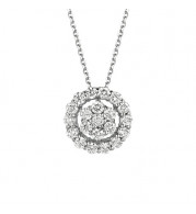 Jewelmi Custom 14k White Gold Diamond Necklace