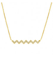 Jewelmi Custom 14k Yellow Gold Diamond Necklace