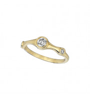 Jewelmi Custom 14k Yellow Gold Diamond Ring