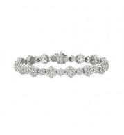 Jewelmi Custom 14k White Gold Diamond Bracelet