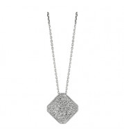 Jewelmi Custom 14k White Gold Diamond Necklace