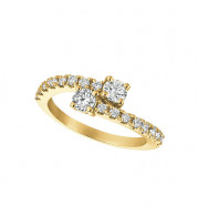 Jewelmi Custom 14k Yellow Gold Diamond Ring