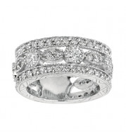 Jewelmi Custom 14k White Gold Diamond Ring