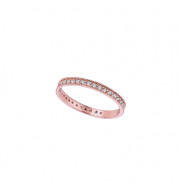 Jewelmi Custom 14k Rose Gold Diamond Stackable Ring